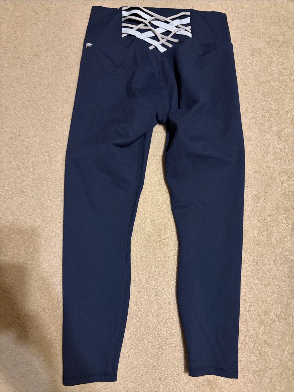 Navy Fabletics Lattice Leggings